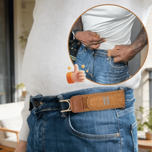 Comfortable adjustable belt